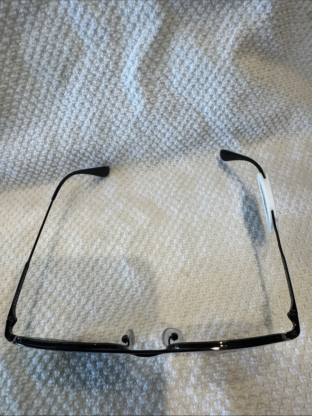 RARE Prada 55US Black Metal Aviator Sunglasses with Dark solid Lenses NWT 54eye